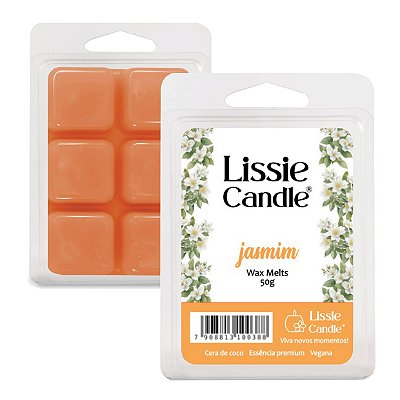 Wax Melts Jasmim 50g - Pastilha Aromática Perfumada Tablete