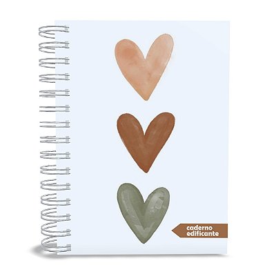 Caderno Edificante Gospel Papers, 200 Páginas, A5, 75g, 1 Versículo por página