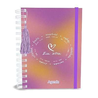 Agenda Gospel Papers Cristã, 1 Versículo por Dia, Capa Dura, Bolso Candurú