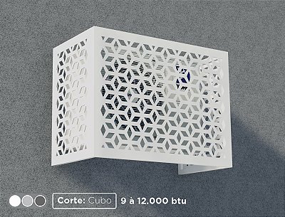 Protetor Ar Condicionado ACM, Cubo, 9.000 e 12.000 BTUs
