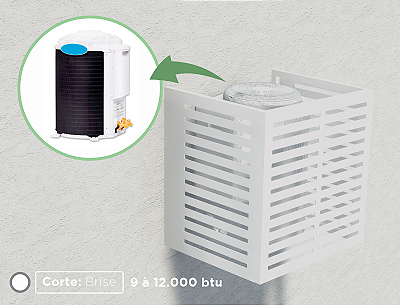 Protetor Ar Condicionado, Redondo, Brise, 9.000 a 12.000 BTUs