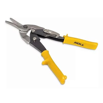 Tesoura P/chapa mod. aviação amarelo reto