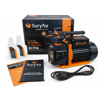 BOMBA VACUO 6CFM SURYHA DUPLO ESTAGIO