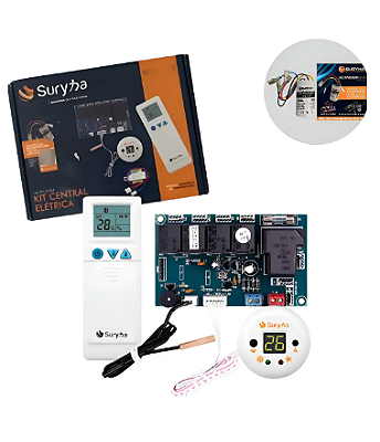 PLACA UNIVERSAL PARA SPLIT HI WALL COM DISPLAY NUMERICO SURYHA