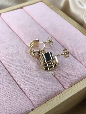 Argola P com Detalhes Vazados