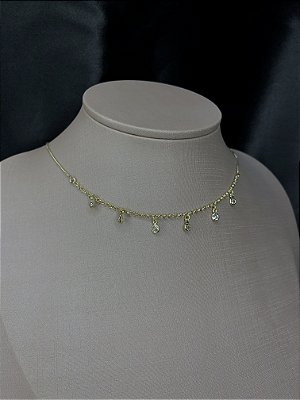 Choker com Tiffanys Cristais
