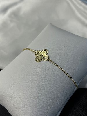 Pulseira Trevo Chapa