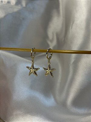 Argola Click com Estrela do Mar