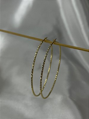 Argola Diamantada G