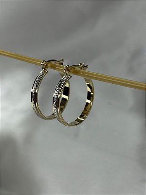 Argolas G Detalhada em Ródio