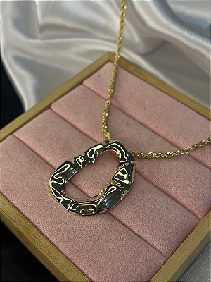 Pingente Oval Orgânico