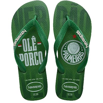Chinelo Havaianas Times Palmeiras