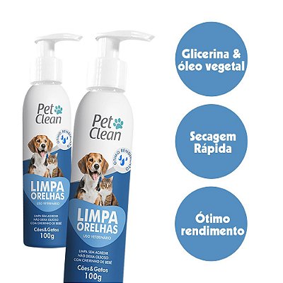 Limpa Orelhas Pet Clean 100G