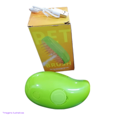 Escova a Vapor Tira Pelo - Massageadora