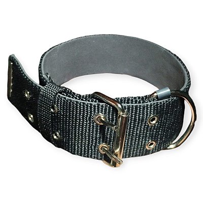 Coleira Nylon com Fivela Dupla