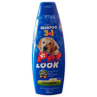 Shampoo 3x1 Pet Look Clareador 500ML