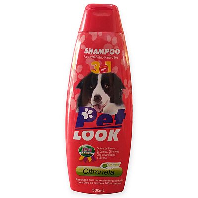 Shampoo 3x1 Pet Look Citronela 500ML