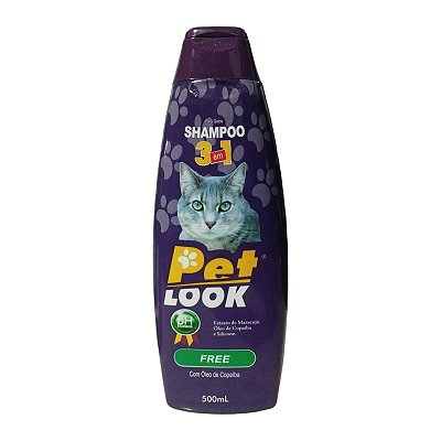 Shampoo 3x1 Pet Look Gatos 500ML