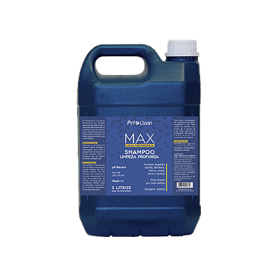 Shampoo Max Care Profissional Limp. Profunda 5L