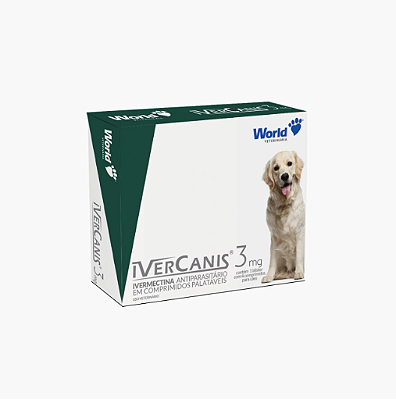 Antiparasitário - Ivercanis 04 comprimidos