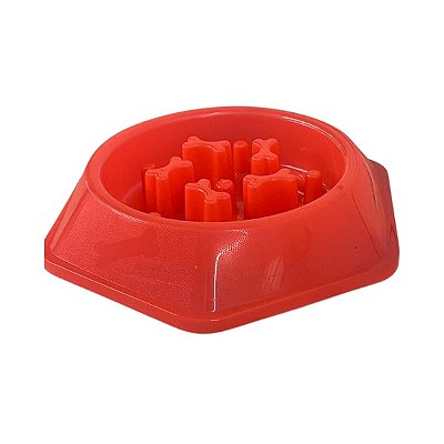 Comedouro Lento Educativo Neon - 600 ML