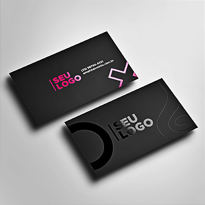 Cartão de Visita com Laminação Fosca e Verniz Localizado