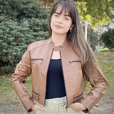 Jaqueta Feminina de Couro Pelica