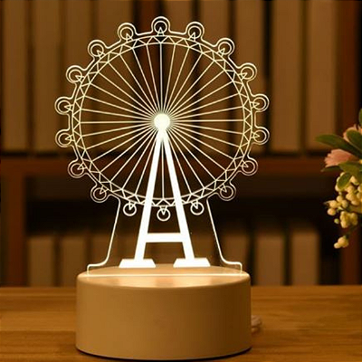 LUMINARIA RODA GIGANTE 3D - USB