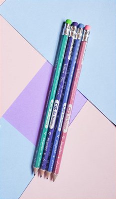 LAPIS PRETO SEXTAVADO CIS BE HAPPY