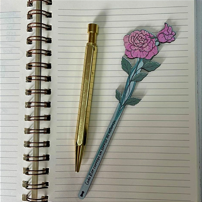 Marcador de Pagina Sorriso da Natureza Rosa