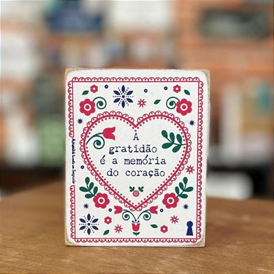 Box Gratidão e memória - MDF8x10
