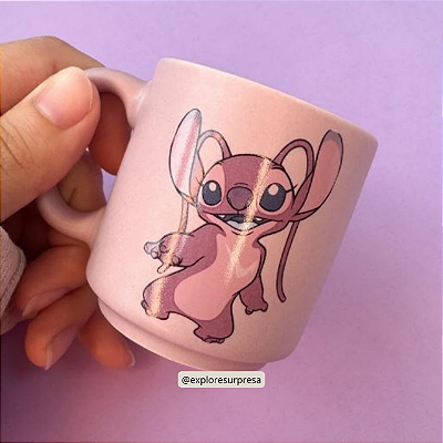 Caneca mini 100ml Angel cerâmica