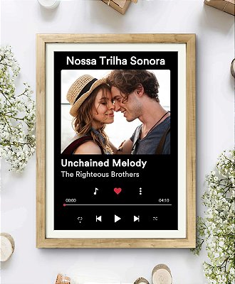 Quadro Spotify Personalizado - "Nossa Trilha Sonora"