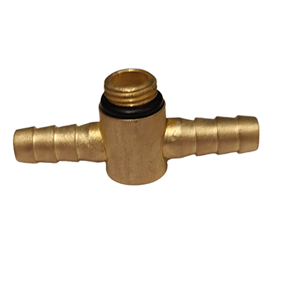 União em T 3/8" X 3/8" com Rosca para Mangueiras