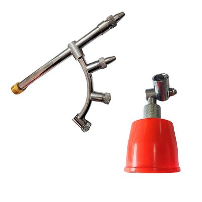 KIT- 1 Bico Canhão sem Barra  40 L/MIN + 1 Bico capa verm grande