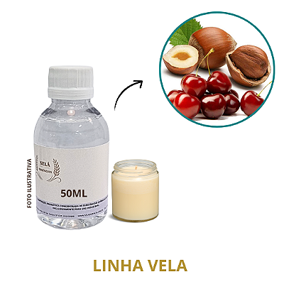 ESSENCIA VELA CEREJA E AVELÃ 50ML