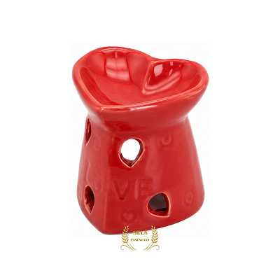RECHO DE CERAMICA CORACAO VERMELHO