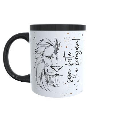 Caneca Seja Forte e Corajosa