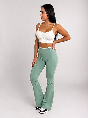 Legging Flare Serena - Verde Sálvia