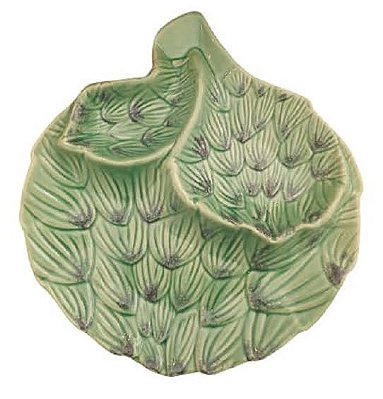 Prato para alcachofra em cerâmica