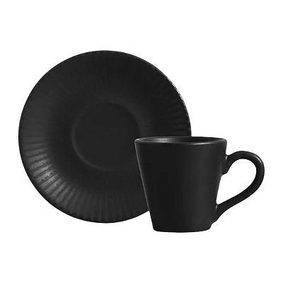 Xicara de cha em ceramica fosca - linha Apollo
