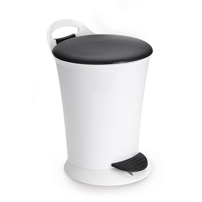 Lixeira Pedal 4 Litros com Balde Interno - Clínica, Hospital e Estética