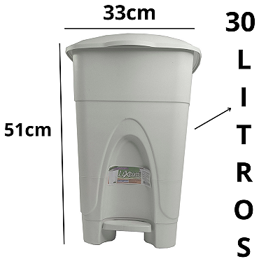 Lixeira 30 Litros com Pedal