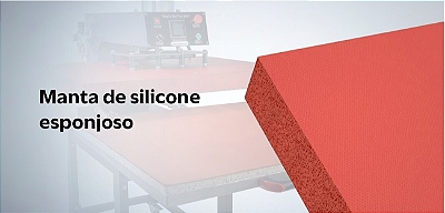 Manta de silicone esponjoso