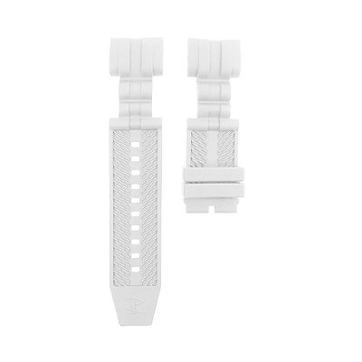 Pulseira para Relógio Compatível com Invicta Reserve Bolt Zeus Men / Jason Taylor Silicone Branco