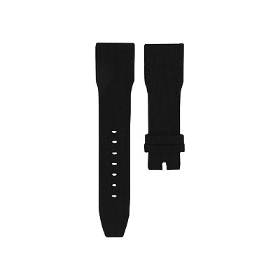 Pulseira para Relógio Compatível com IWC Top Gun Nylon Preta 22mm