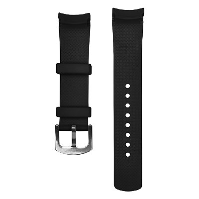 Pulseira para Relógio Compatível com Nautica 22mm Preto Com Fivela