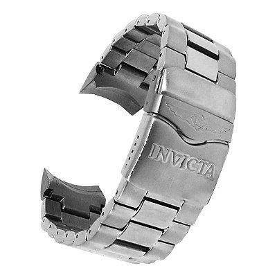 Pulseira para Relógio Compatível com Invicta Excursion Aço Premium Prata