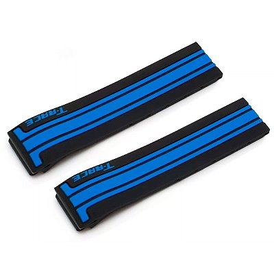 Pulseira para Relógio Compatível com Tissot Gp T Race Preto Com Azul