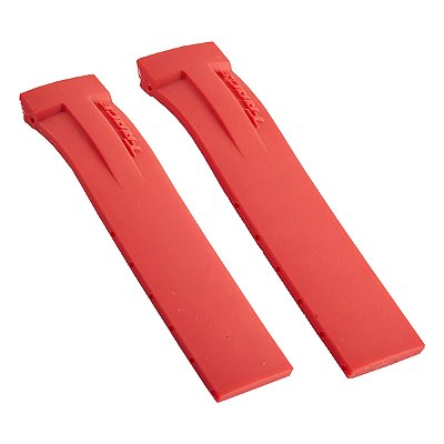 Pulseira para Relógio Compatível com Tissot Gp T Race em Silicone Cor Vermelho